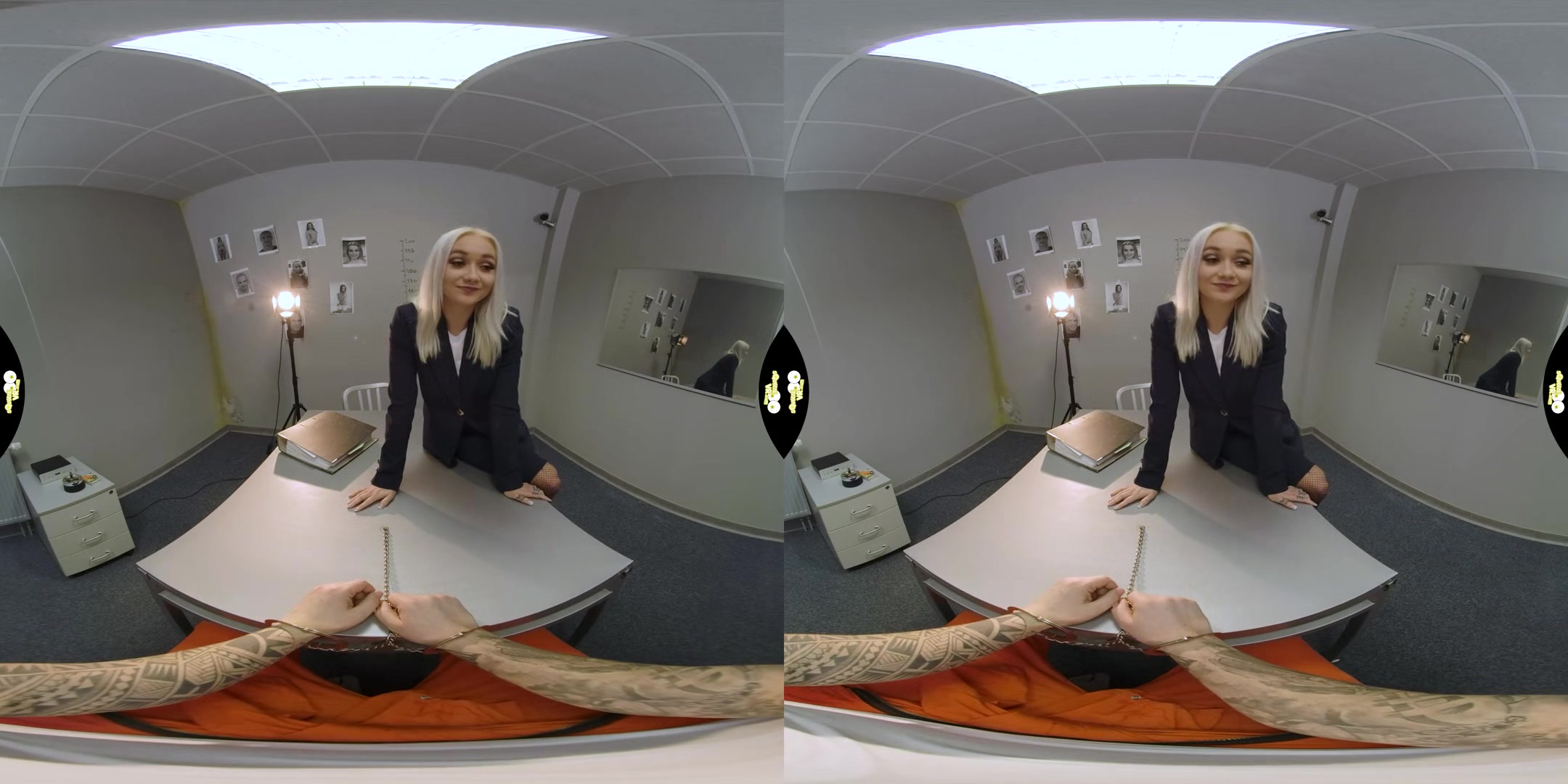 Under Arrest - Interrogated by Blonde Pornstar Marilyn Sugar