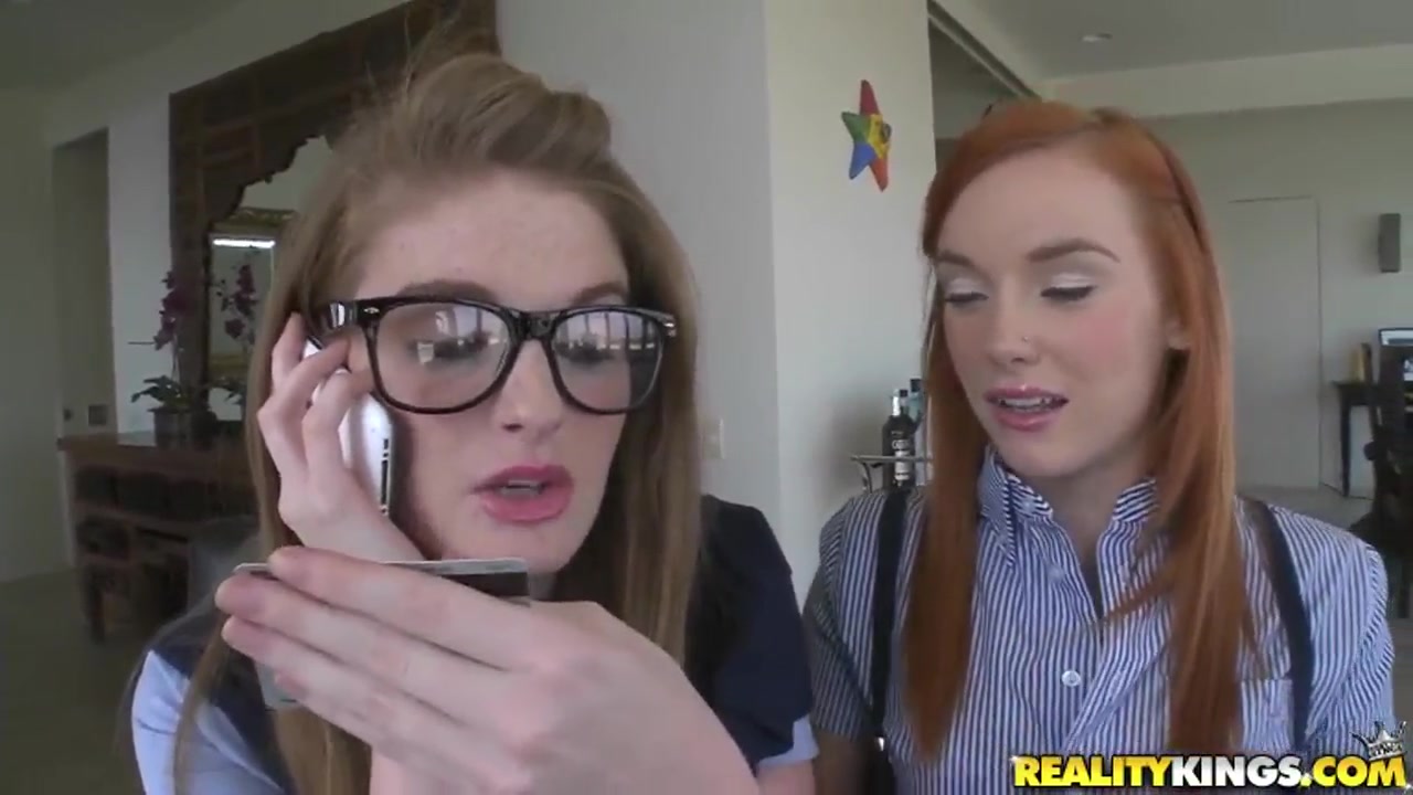 Horny lesbian whores crave to try a real huge cock!