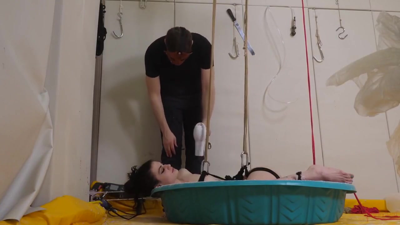 Bound teen 18+ Beauty Analized By Rough Fuck Dom