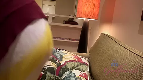 Right After You Tease Her Sweet Body With Your Fingers And Hands, Marley Blows You On The Couch
