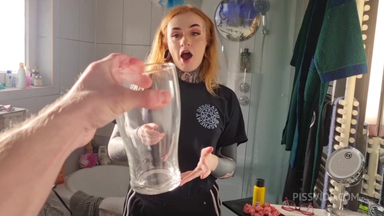 EXTREME !! P*KE TRAINING Azura Alii mouth destroyed with piss & milk p*ke [BONUS 2nd PART] - PissVids