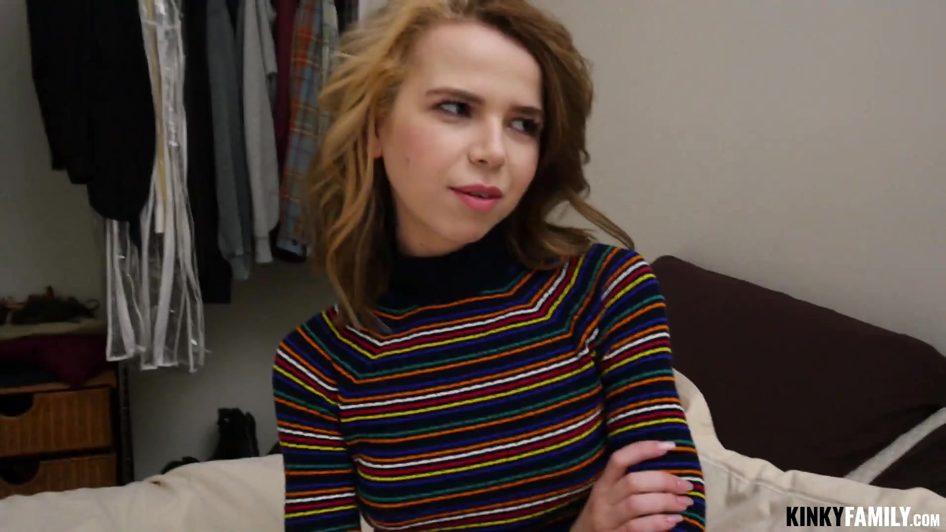 Kinky Family - Home alone with slutty stepsis