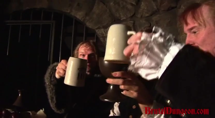 Blond Wench Magda Endures Extreme Food Play & BDSM Gang Bang