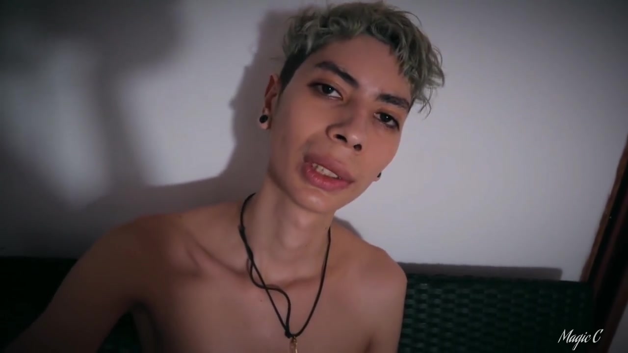 Pov Cameraman Gives A Nice Oil Handjob To A Big Dick Skinny Twink And Makes Him Cum Hard