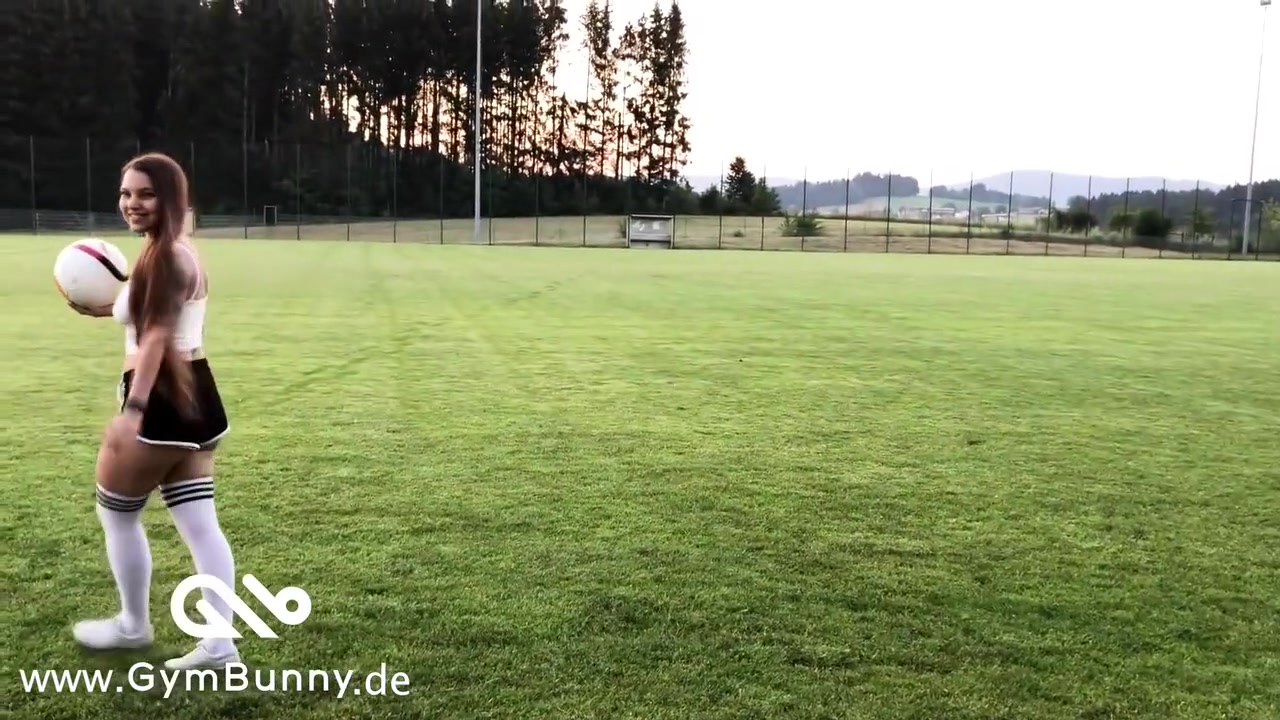 German teen 18+ Fucks On The Football Pitch In Bavaria