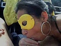 Fucking In The Car With A Mask On