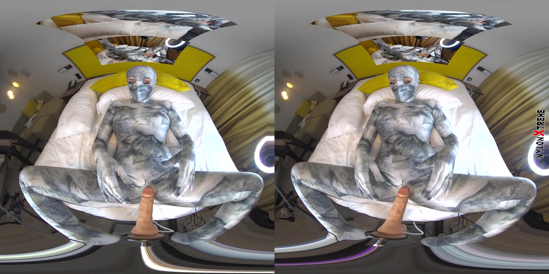 Nora Fox Wolf Zentai Encasement Machine
