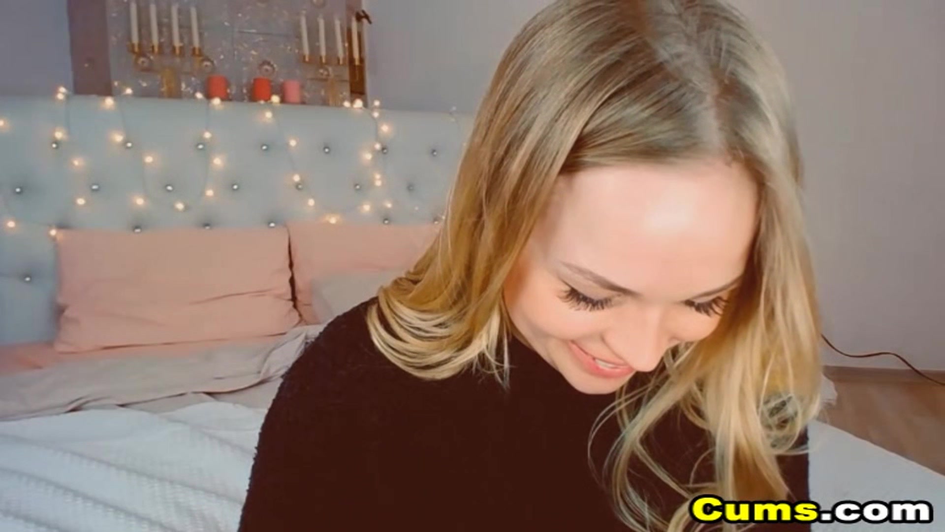Gorgeous Blonde Babe Gets Naughty On Cam