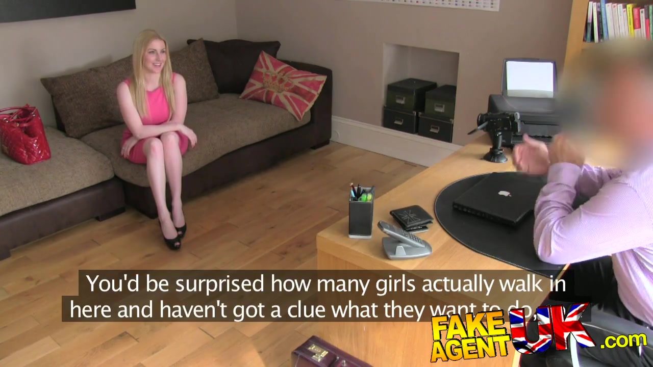FakeAgentUK Busty blue eyed Scottish chick creampie