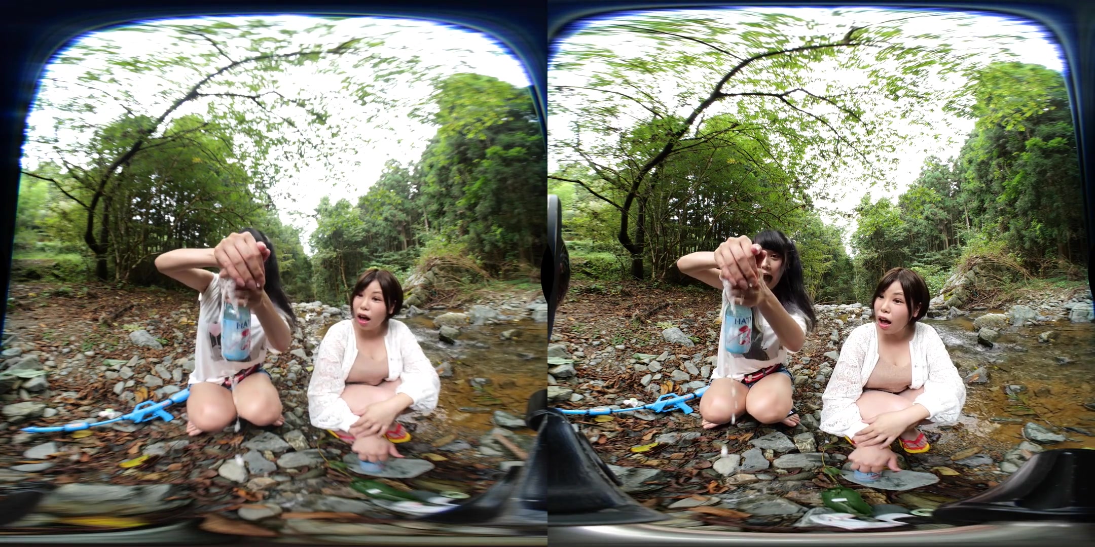 Virtual Dive: A Brighter Summer; Two Hot JAV Idols Softcore Non-Nude Virtual Date in Japanese
