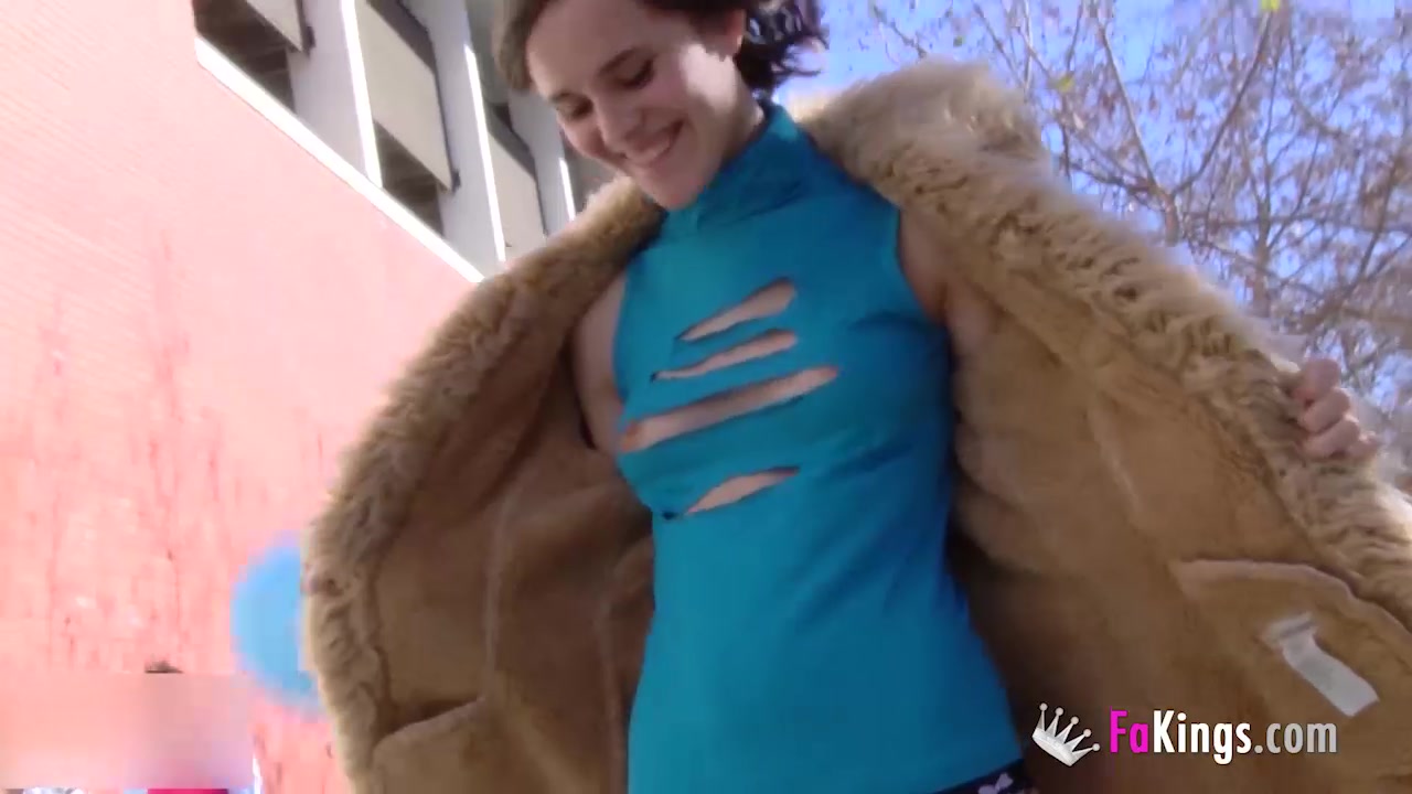 Picking guys up at college: A new girl joins the fun with Ainara