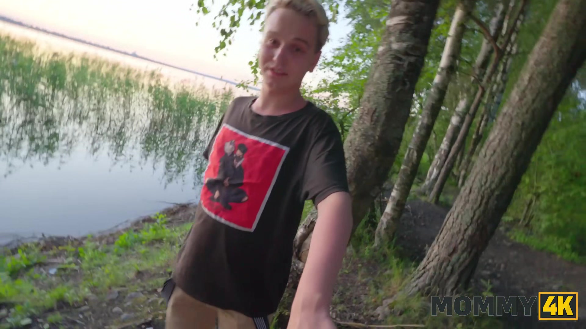 MOMMY4K. Russian Cougar Malusha found a dude with huge cock in the park and fucked him in 5 minutes