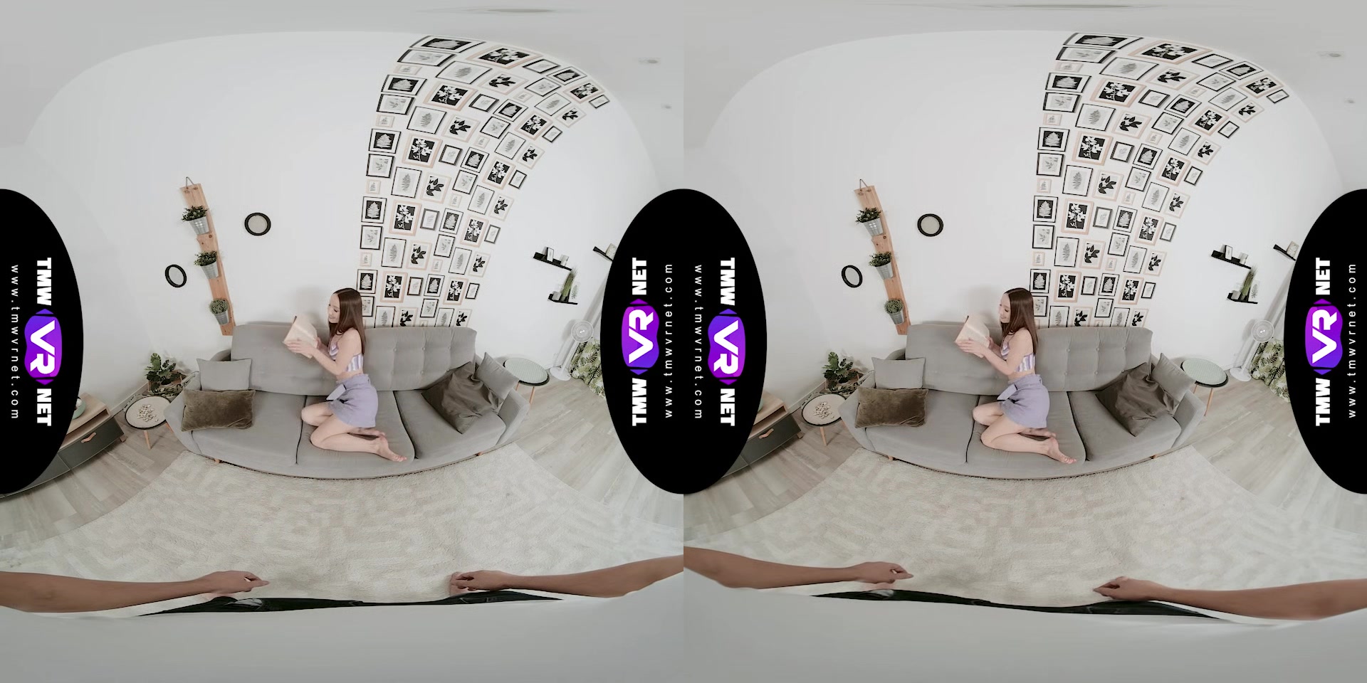 Sex break on the couch