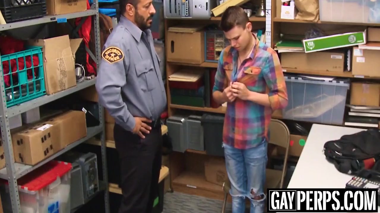 Twink Perp Caught And Barebacked Hard By A Security Officer 8 Min