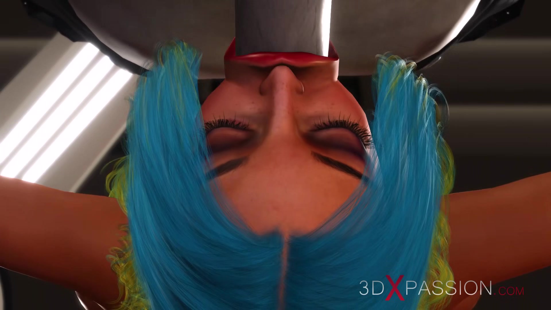 Sex male android bangs hard a hot woman with big boobs in the sci-fi lab