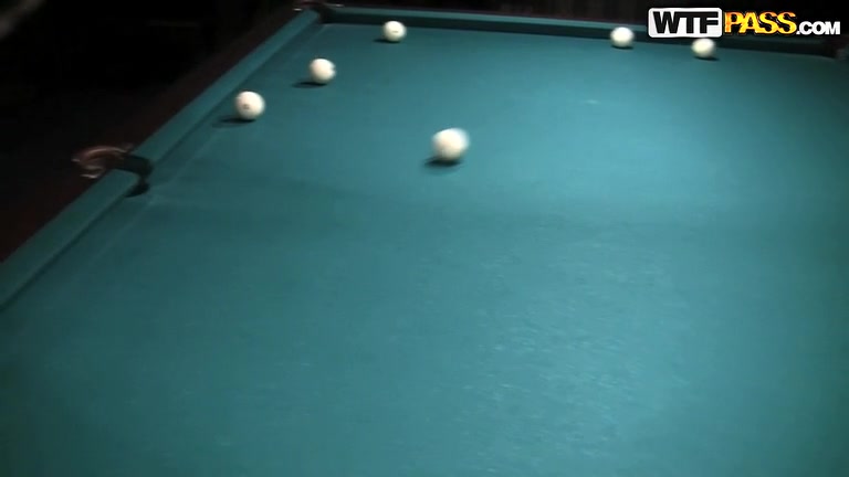 Steamy pick up fuck instead of playing billiards