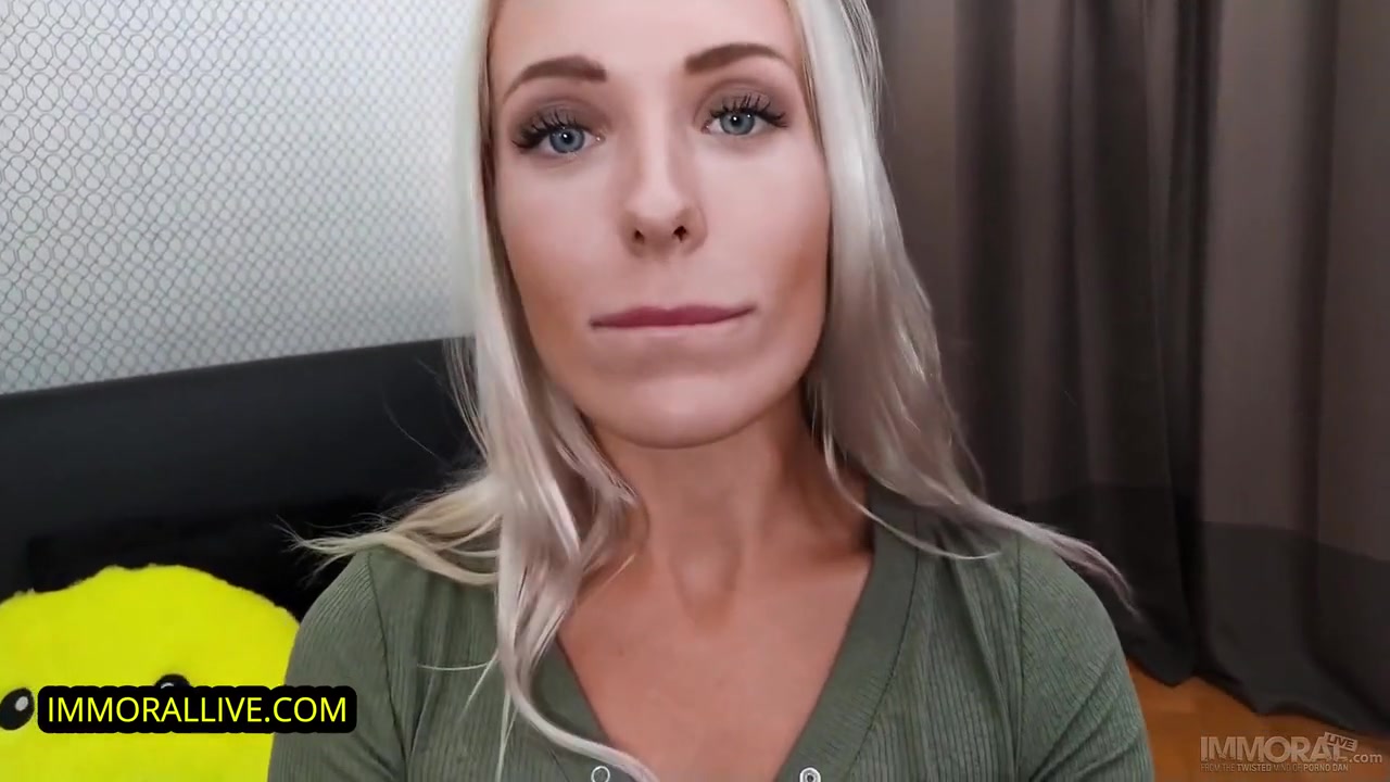 Immoral Live And Angelika Grays In Bitchy Blonde Takes Virginity Of Stepbro