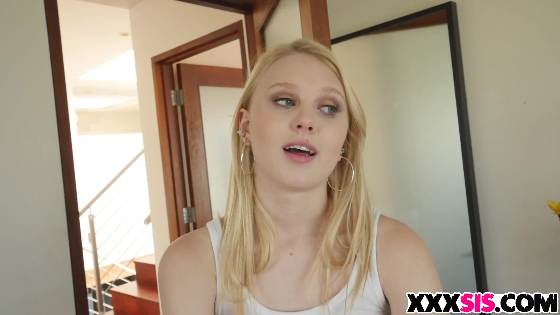 Lily Rader sucks and rides bro dick