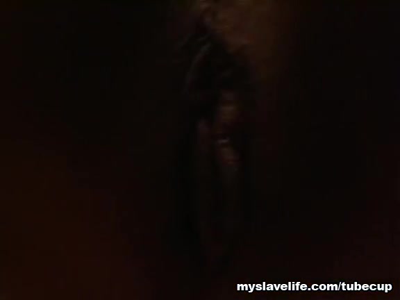 Hot brunette mistress rubs cunt on her thrallâ€™s face