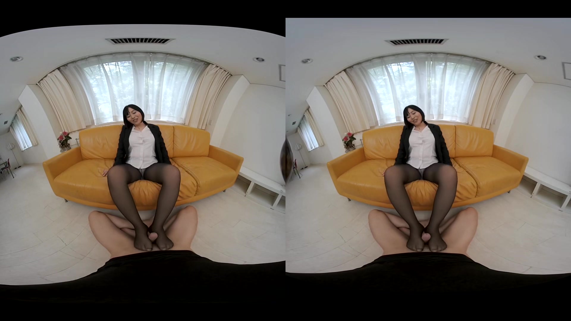 Steamy Black Pantyhose Beauty Cums With A Gigantic Piston - Japanese Milf Jav Vr Pov