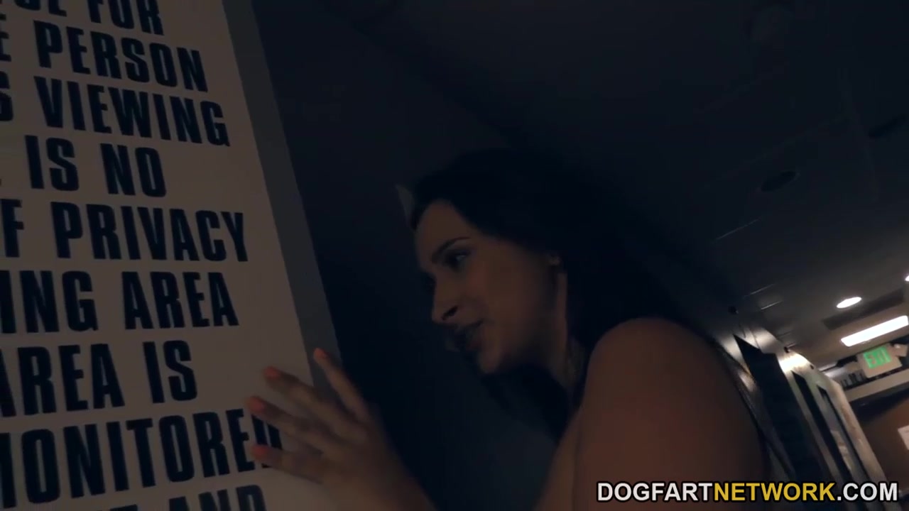 Ashley Adams Sucks Off Black Cock - Gloryhole