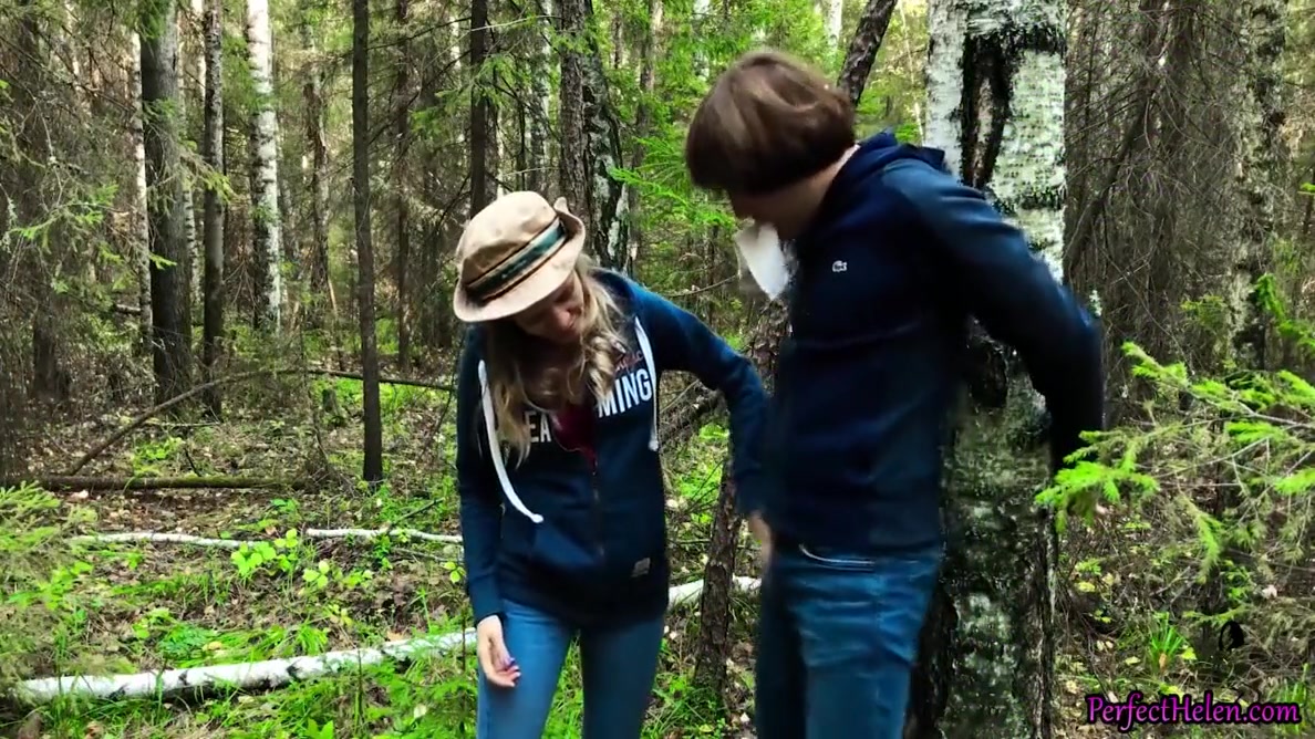 Stranger Arouses, Sucks And Fucks Hard In The Forest