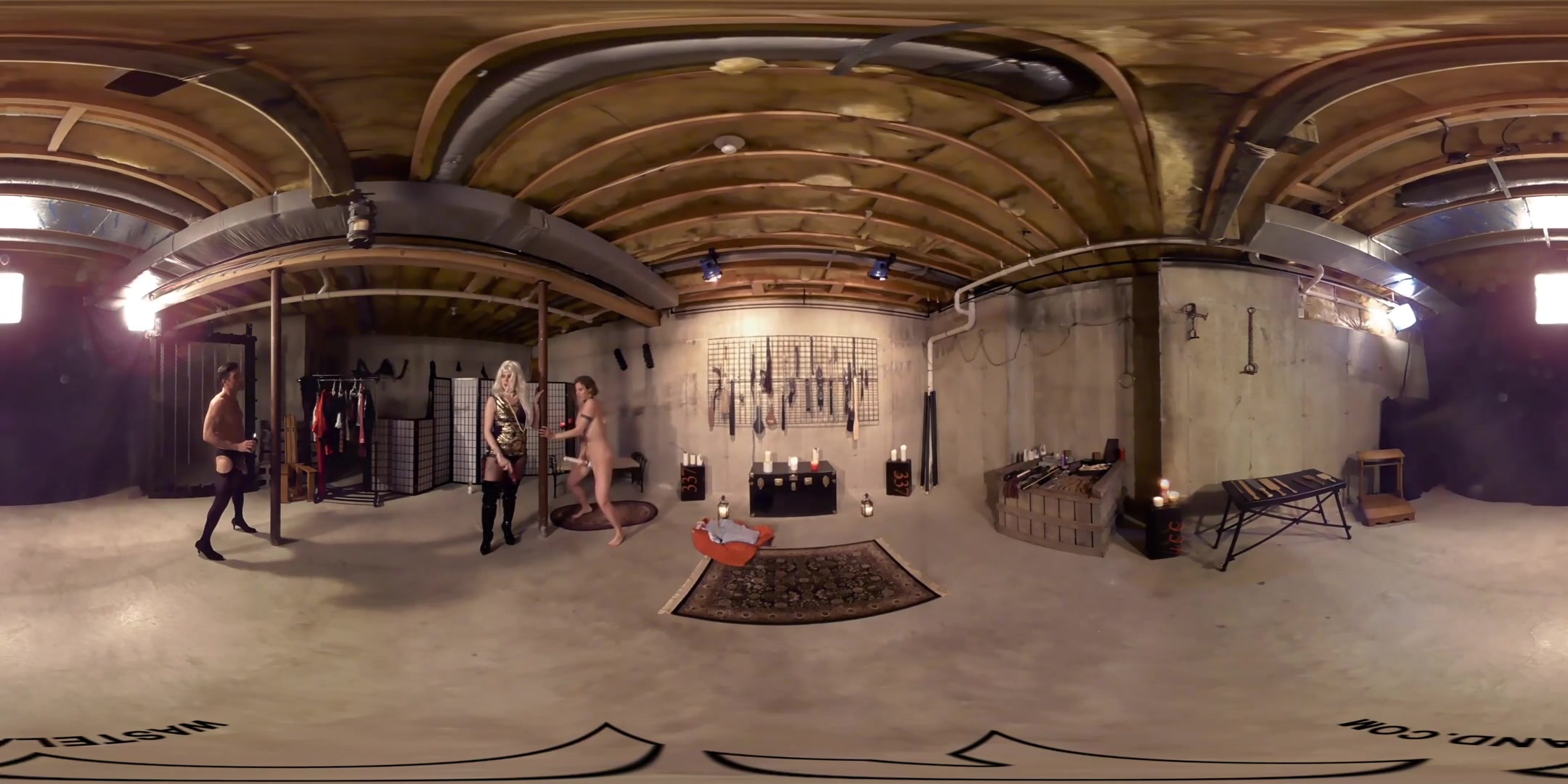 Goddess Starla in Pegging in Goddess Stara's BDSM Dungeon - WastelandVR
