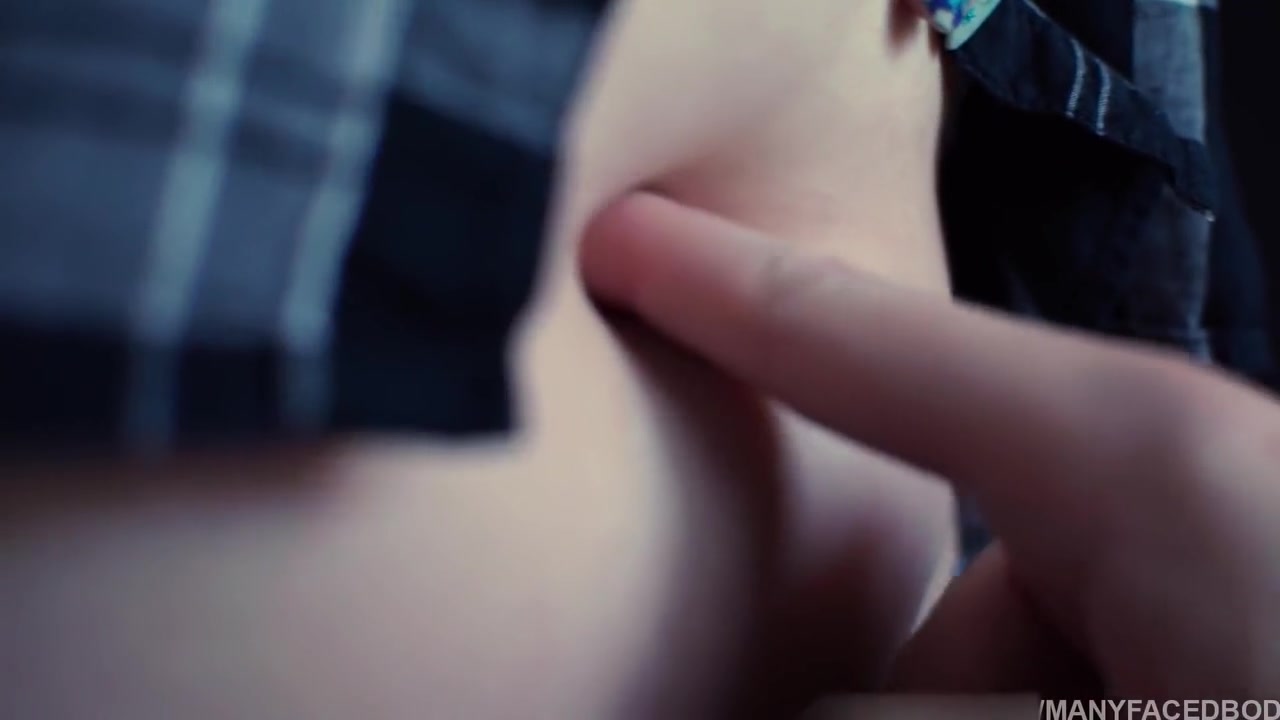 Belly Button - Tease In Button-up Shirt Ends In Oily Cum Play