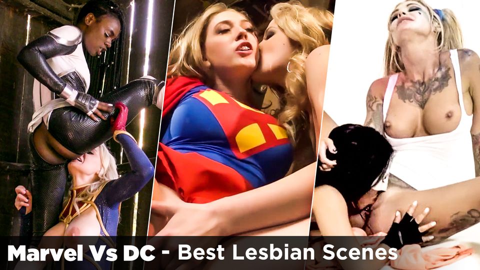 Marvel Vs DC Best Lesbian Scenes, Scene #01