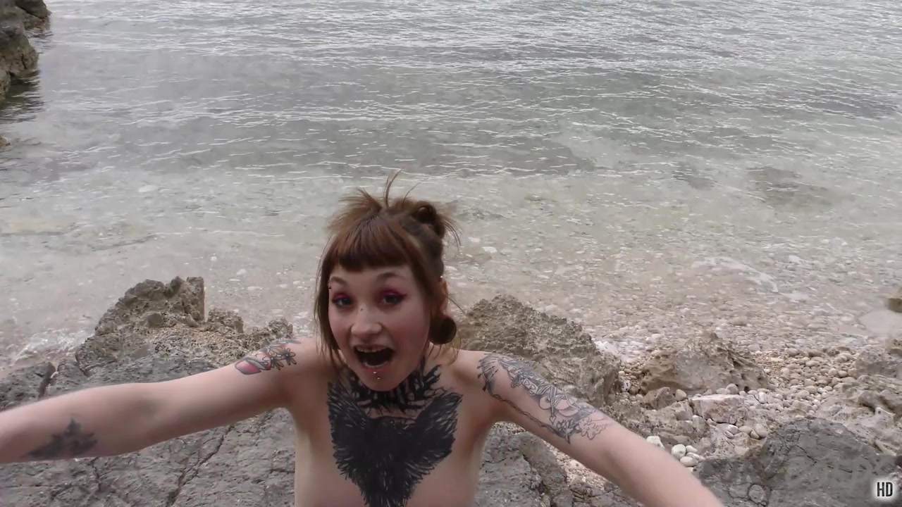 Pussy Licking On A Public Beach While On Vacation In Croatia Andy teen 18+ Loves Tasting Miss Pussycat