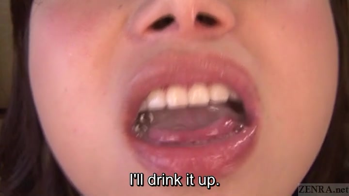 Subtitled Japanese AV star Tsubaki Katou gokkun party