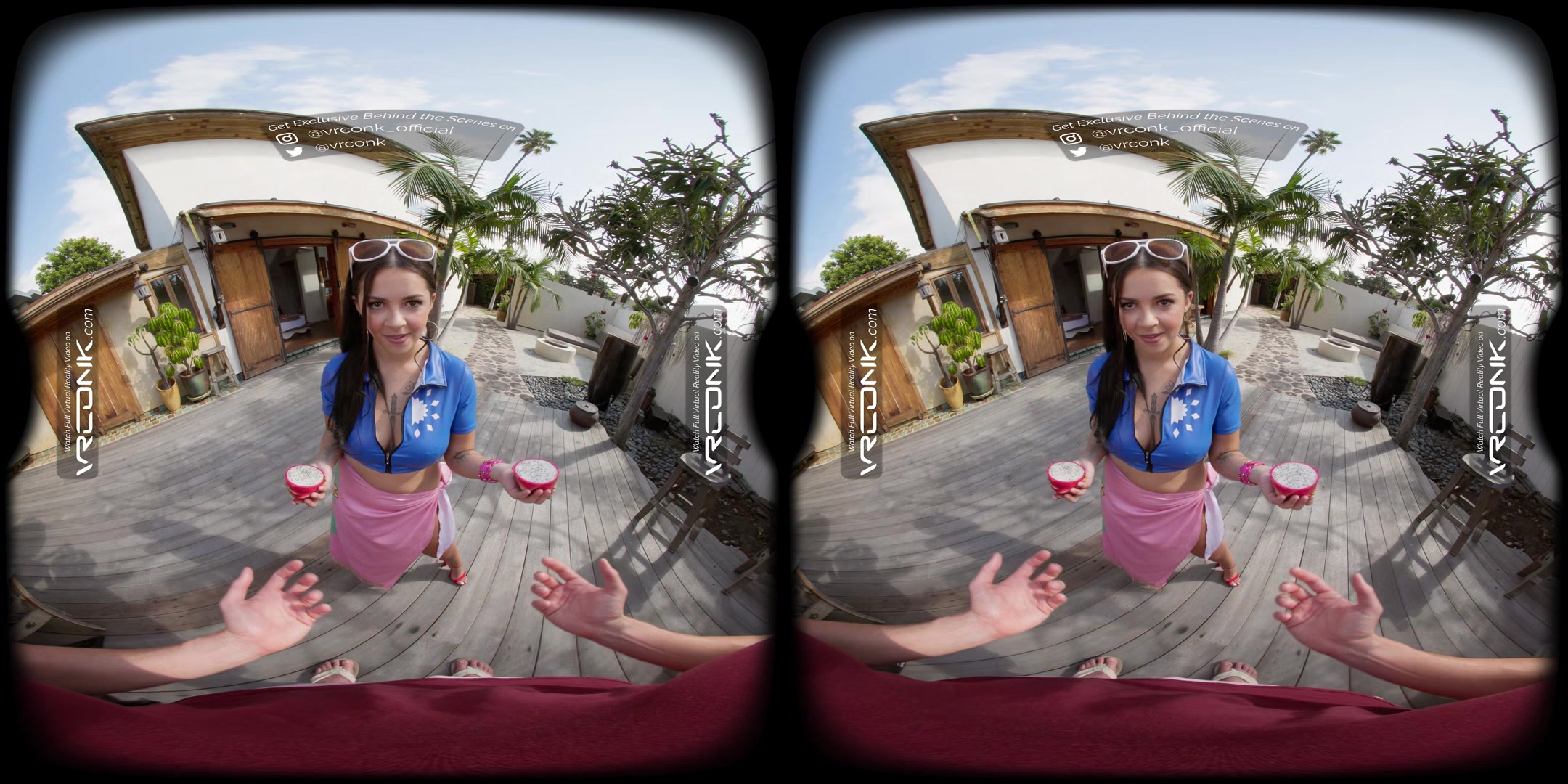 VR Conk Sexy Bella Luna fucks hard In One Piece Nico Robin Parody VR Porn
