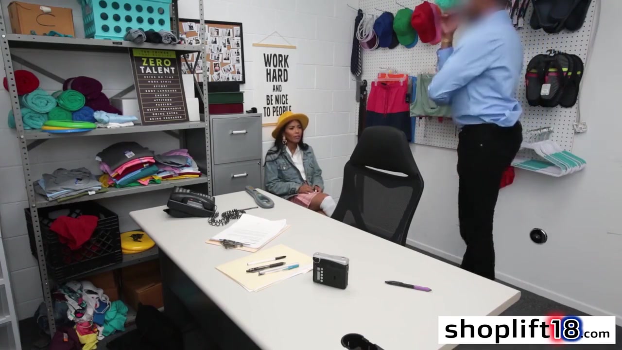 Dirty Black Cop Fucked Petite Asian teen 18+ After He Buste