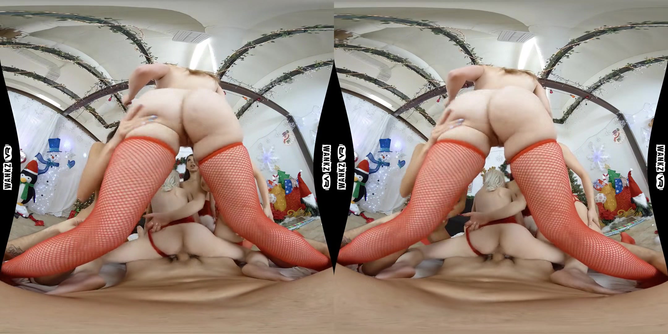 Little Cummer Toy - Extra Long VR Porn Harem Reverse Gangbang Christmas Special