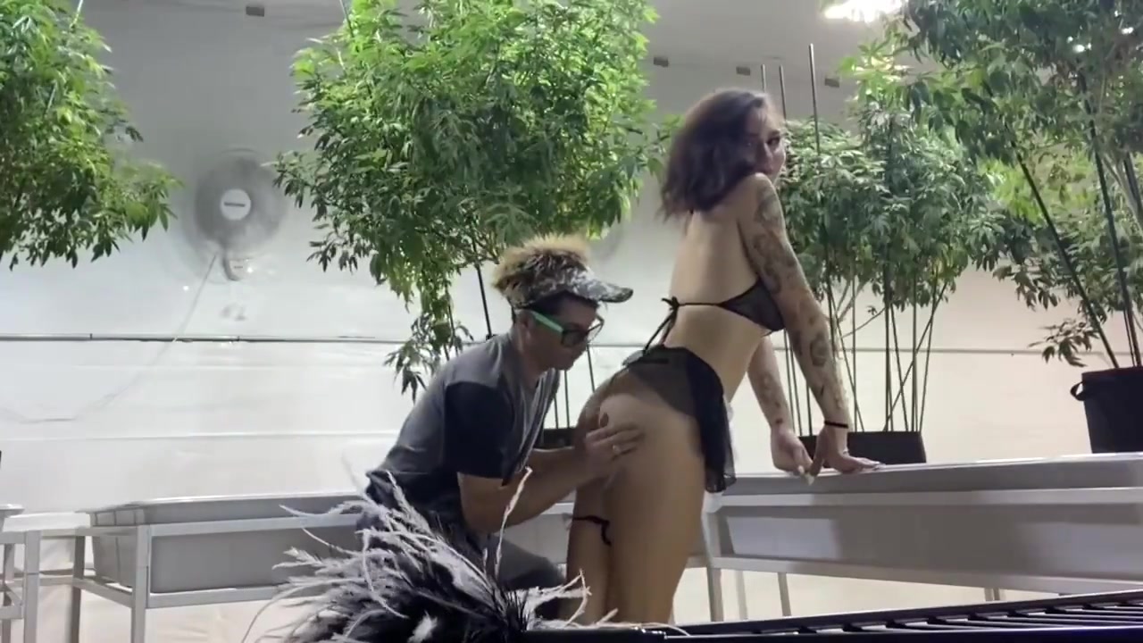 In Weed Garden Extreme Blowjob