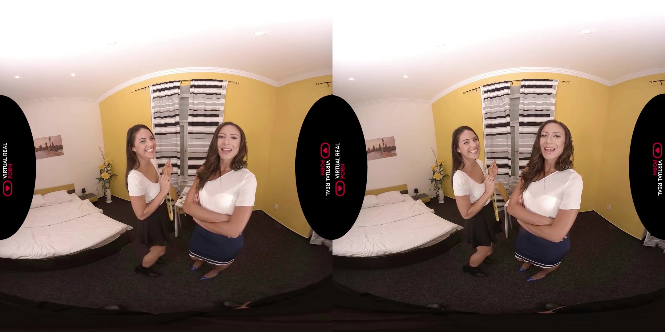 Carolina Abril & Cassie Del Isla in Sex--Porter - VirtualRealPorn