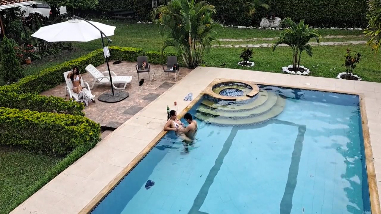The Party Ends With A Fuck In The Pool. 1