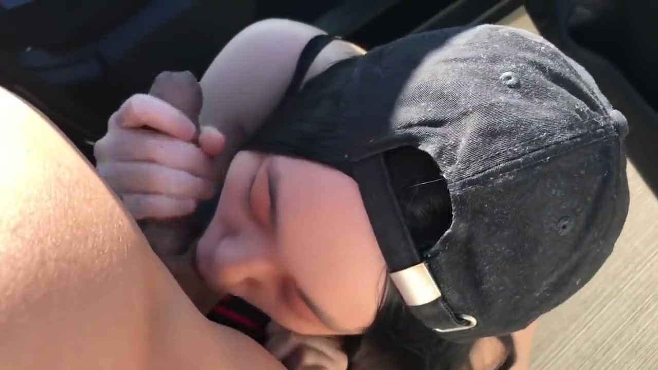friends younger Step sister gives me a blowjob in public parking lot