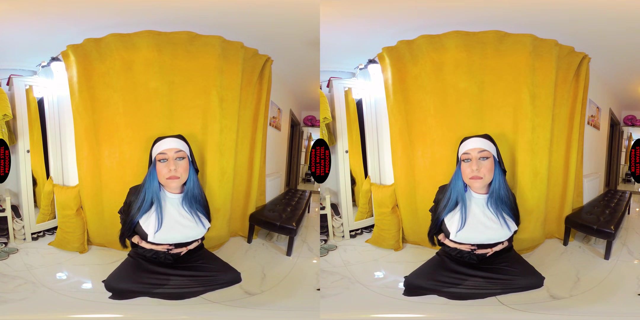 Two Cocks For Hot Nun With Aya Goldie
