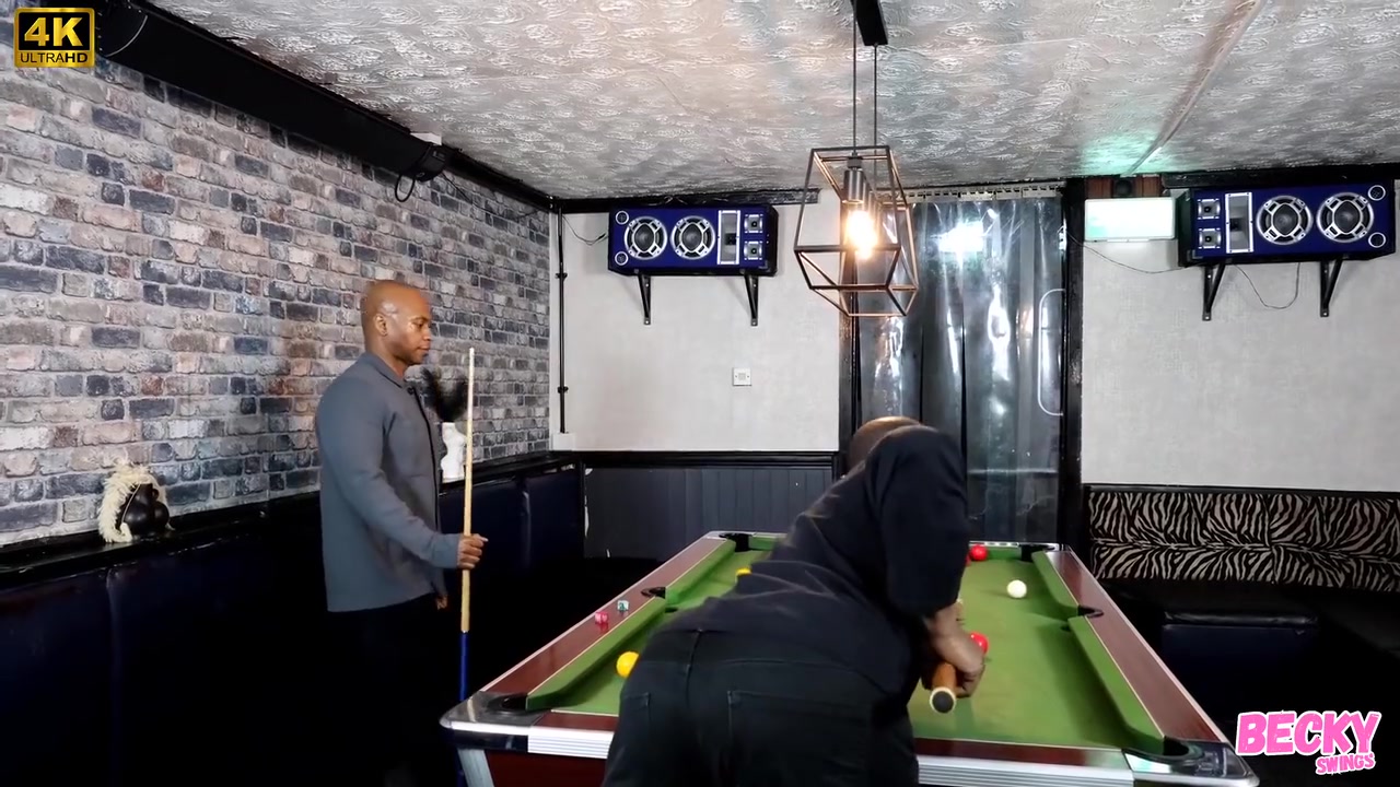 Becky Gets Black Balled Over The Pool Table With A Messy Ending With Becky Swings And Andy San Dimas