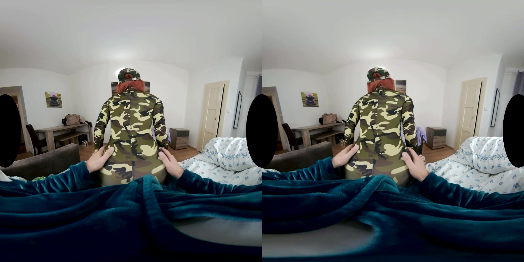 Gia Tvoricelli: The Paratrooper - Redhead Lapdance and Blowjob