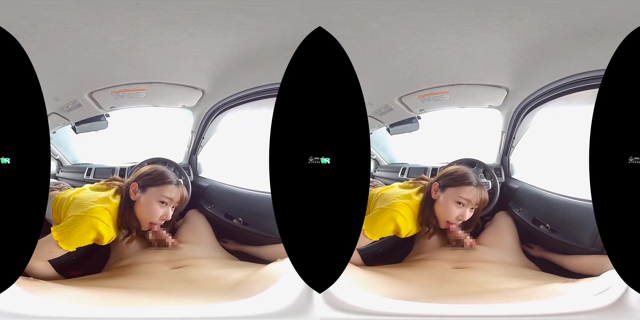 Sweaty and Busty Post-Vacation Car Sex