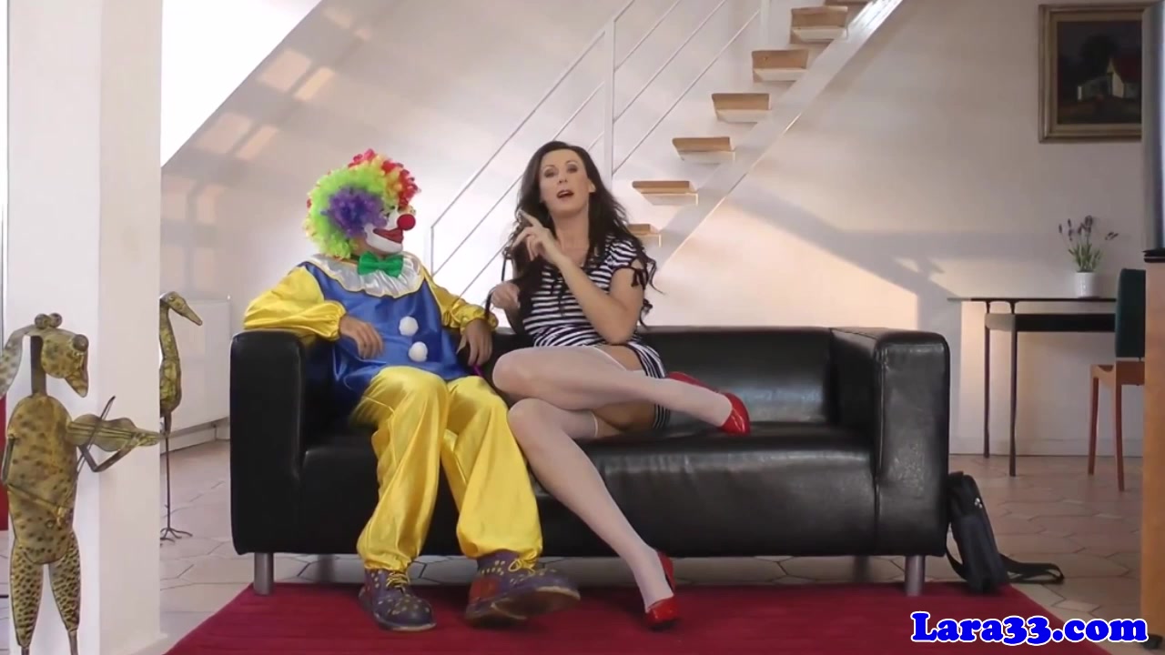 Glamcore mature euro skank rammed rough by clown