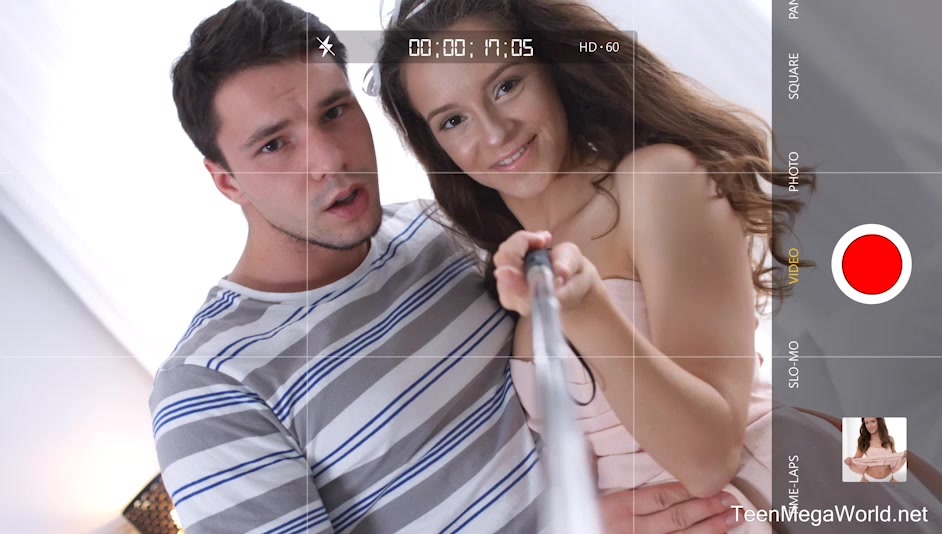 making selfies with cum on face - AnalBeauty