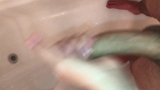 Cuming in the shower