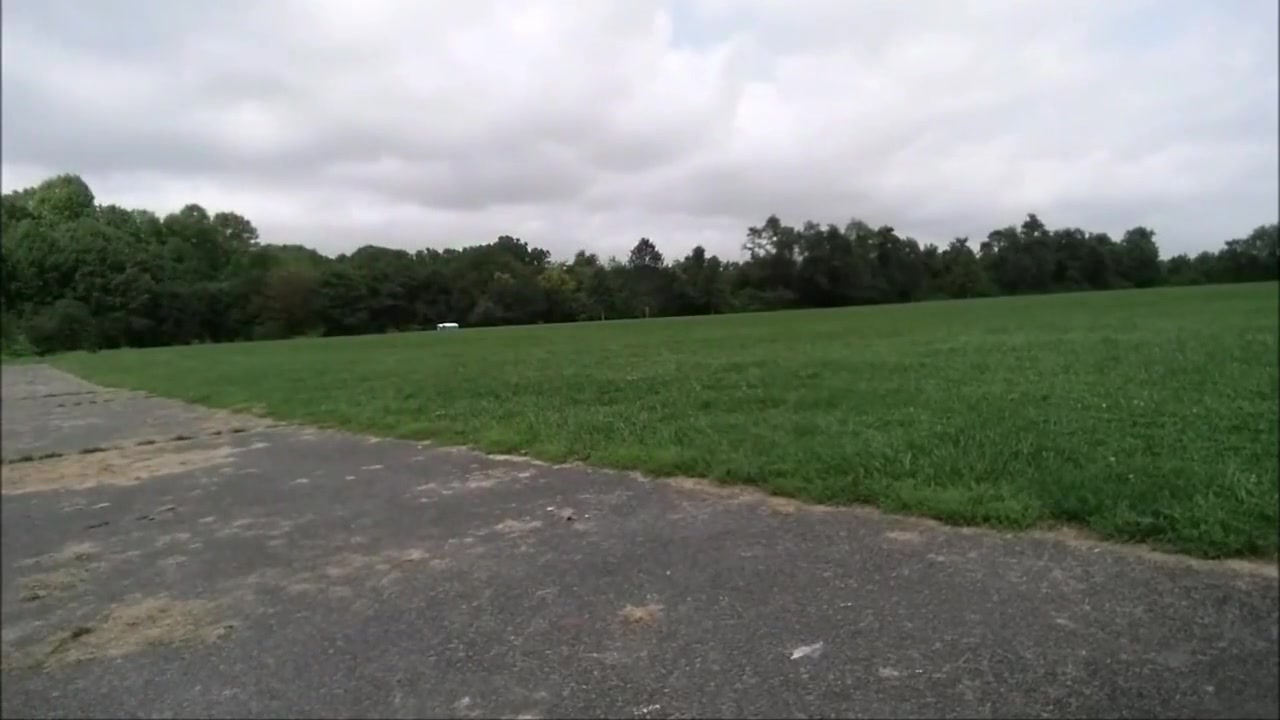 Low Flying Helicopter Sees Me While I Jerk Off With Vibrator In Ass At Sports Field 09-17