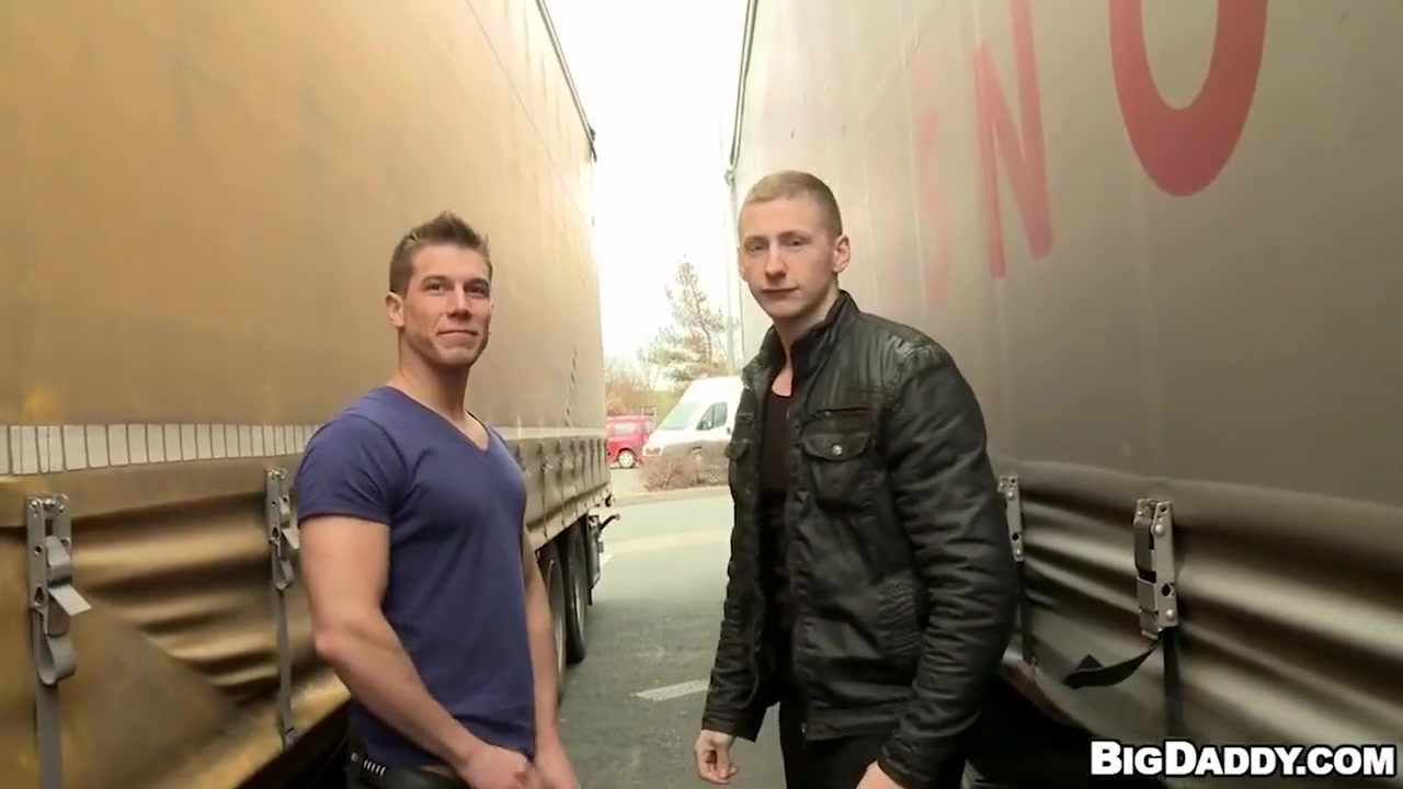 Saykov And Greg Met Up At The Truck-stop For Some One On One Action