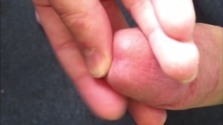 Virgin tries sounding with a 12mm urethral sound