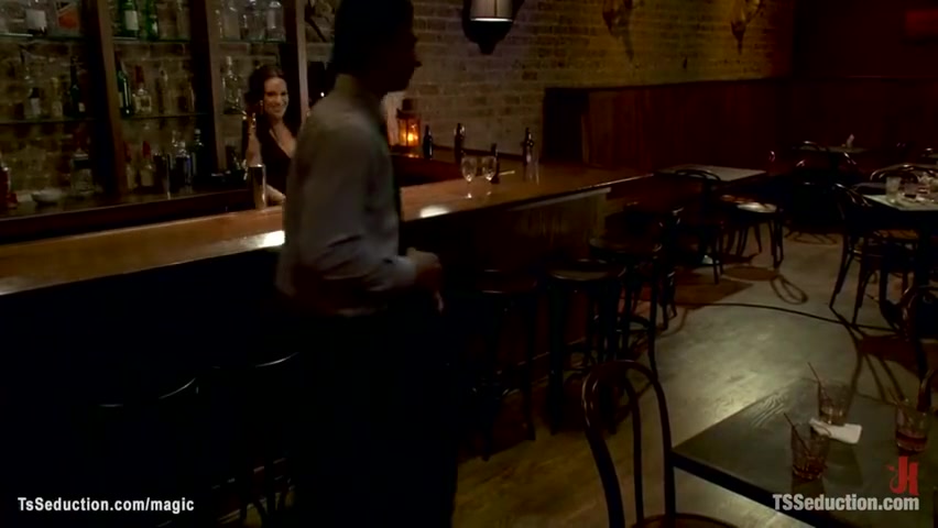 Ts Bartender Anal Fucks Business Man