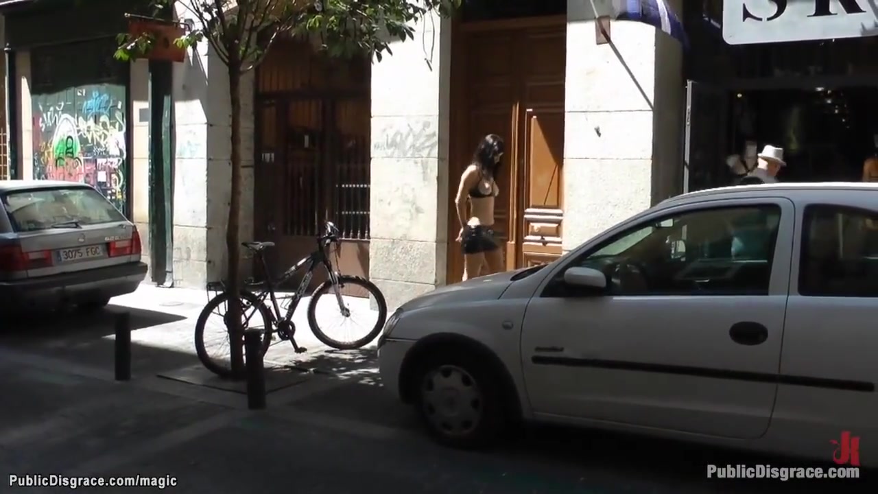 Babe Hung For Tree And Public Fucked